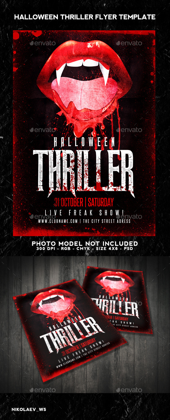 Halloween Thriller Flyer