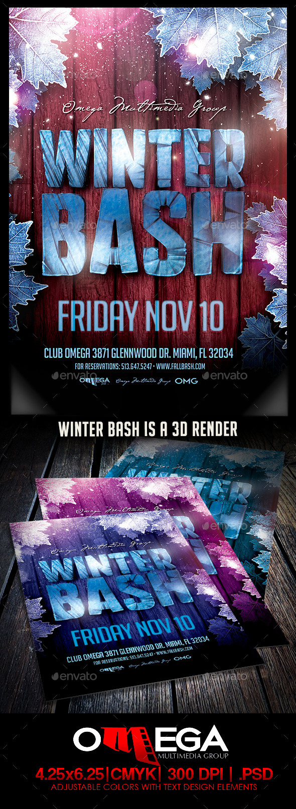 Winter Bash - Flyers Print Templates