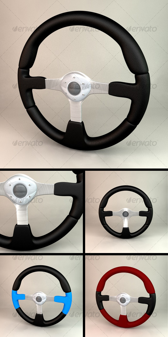 Steering Wheel - 3Docean 118455