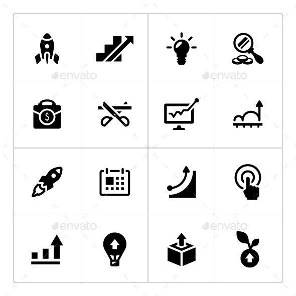 Set Icons of Start-up - Business Icons