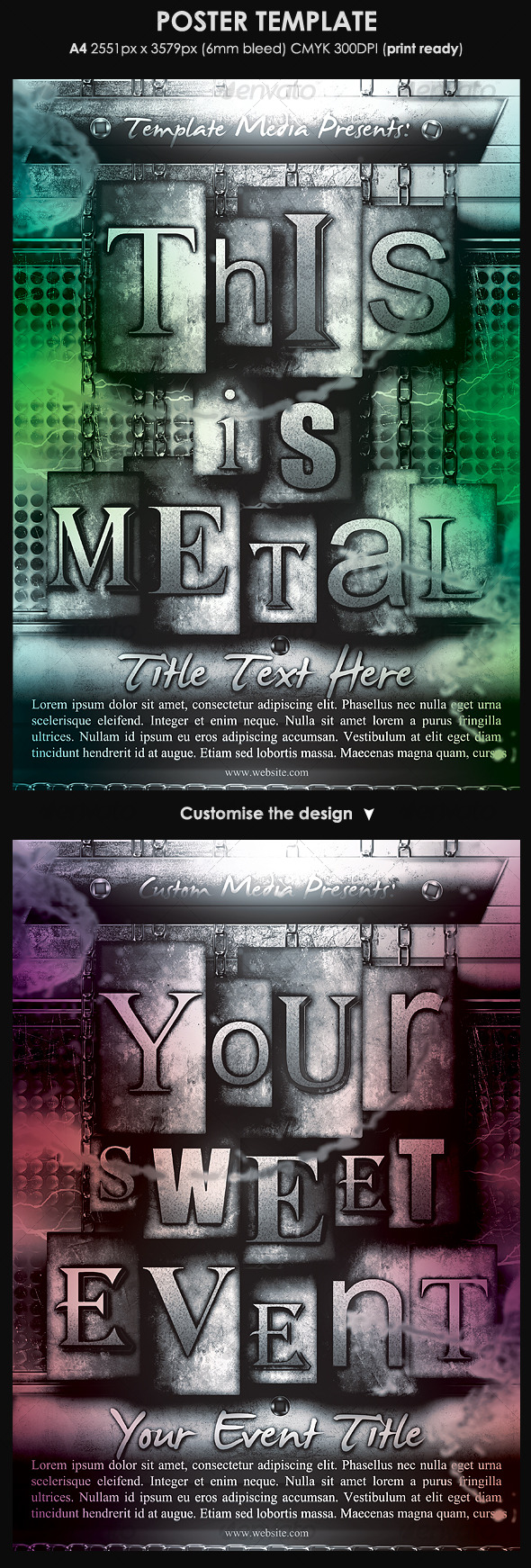 Poster Template - Clubs & Parties Events