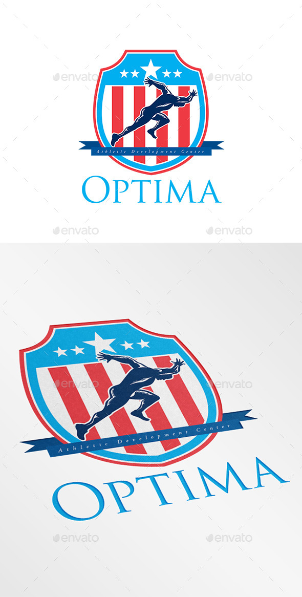 Optima Athletic Development Center Logo - Humans Logo Templates