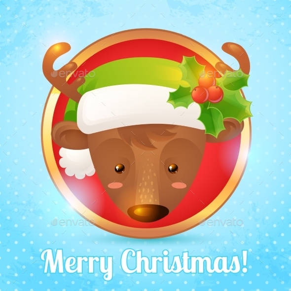 Christmas Deer Card