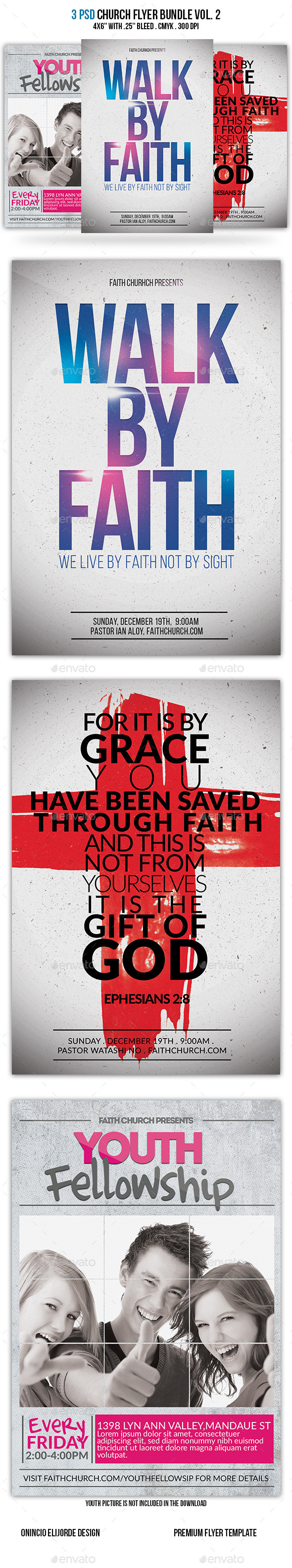 Church Flyer Bundle Volume 2 - Church Flyers
