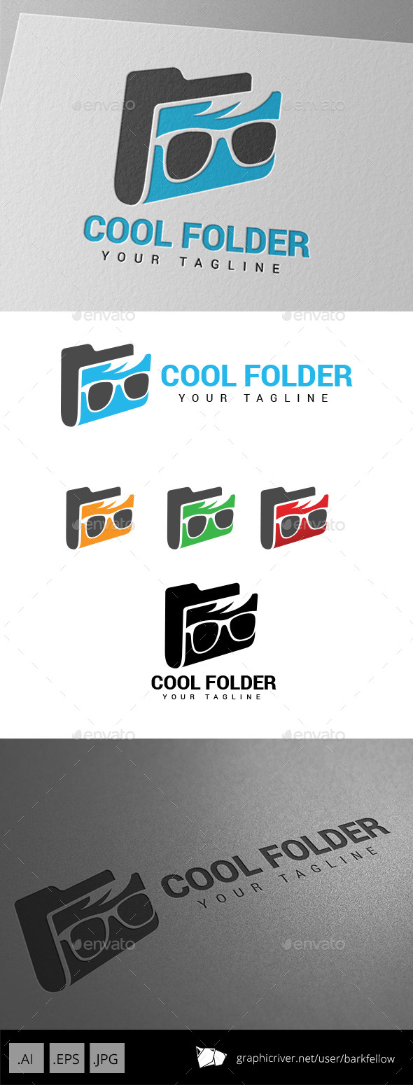 Cool Geek Folder - Humans Logo Templates
