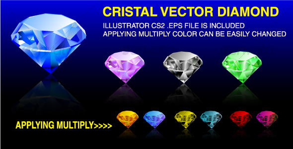 Vector Diamond - Organic Objects Objects