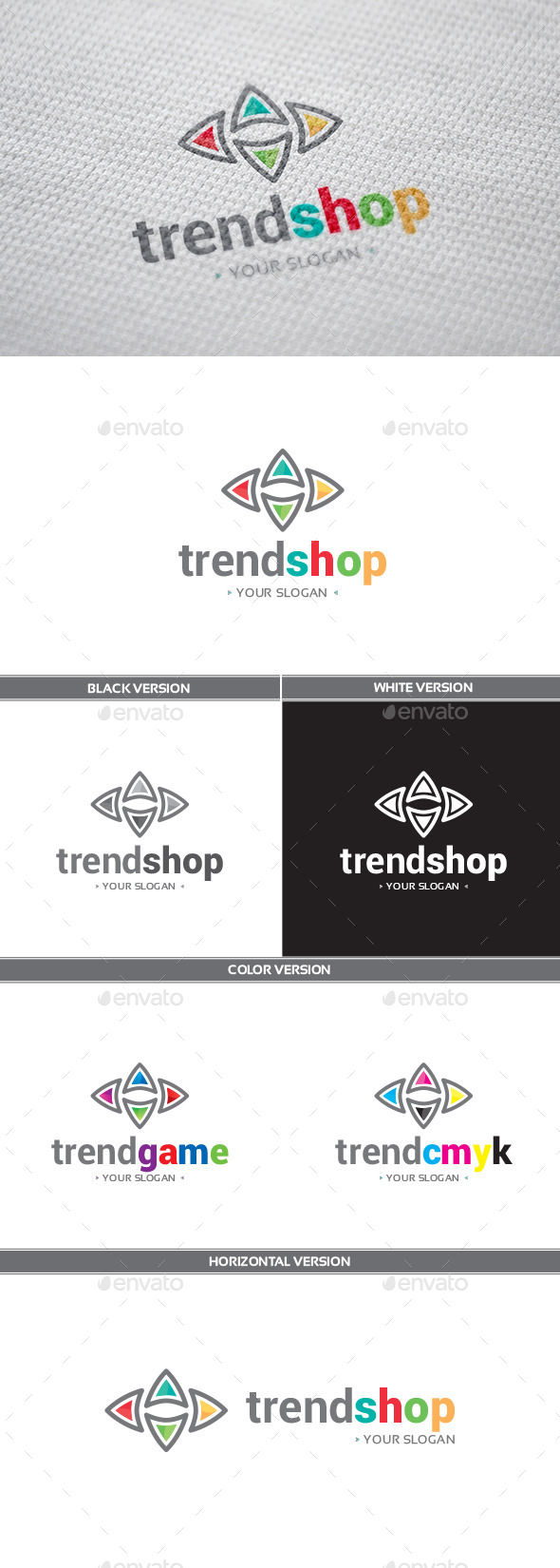 TrendShop Logo - Abstract Logo Templates