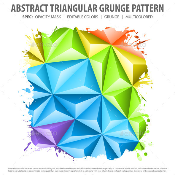 Abstract Mosaic Pattern - Backgrounds Decorative