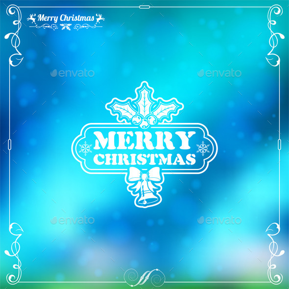 Retro Christmas Frame - Christmas Seasons/Holidays