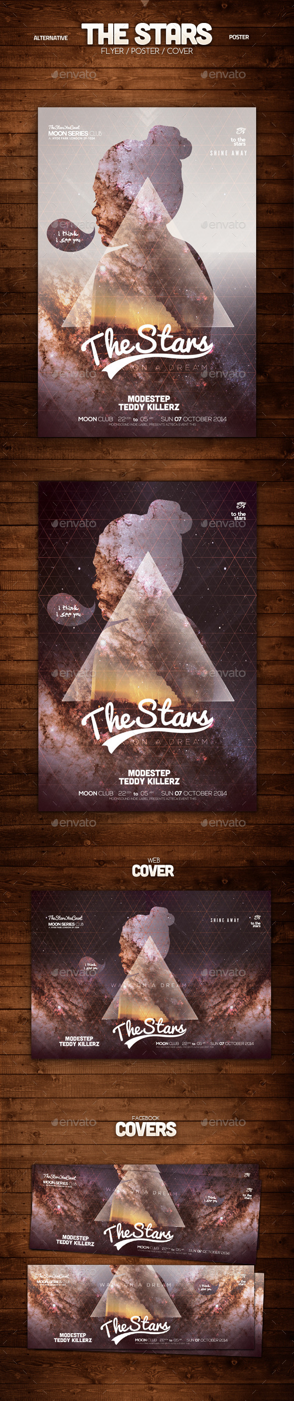 The Stars Alternative Poster - Clubs & Parties Events
