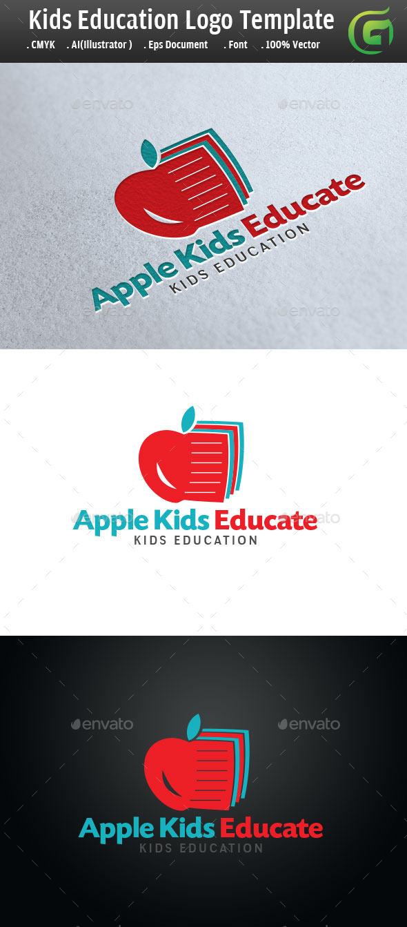 Kids Education Logo - Symbols Logo Templates