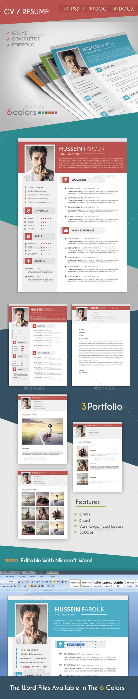 CV / Resume 2 - Resumes Stationery