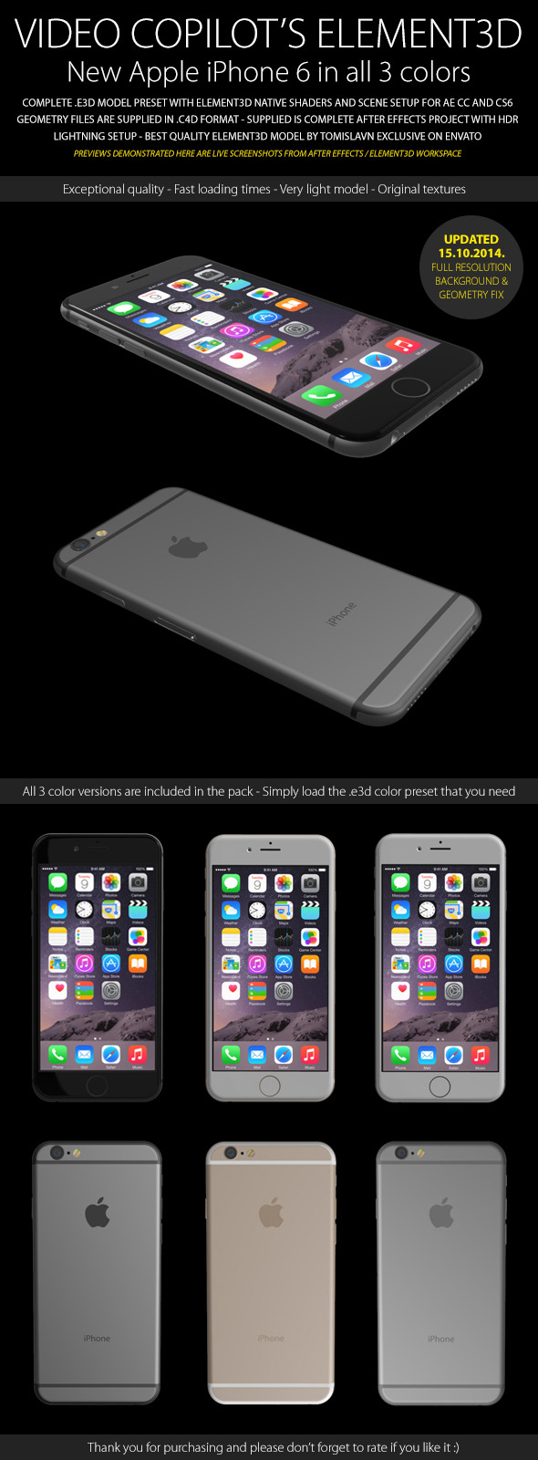 Element3D - iPhone - 3Docean 8913206