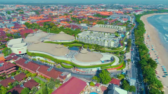 Flight Overlooking the City of Bali on the Indian Ocean 80 alt
