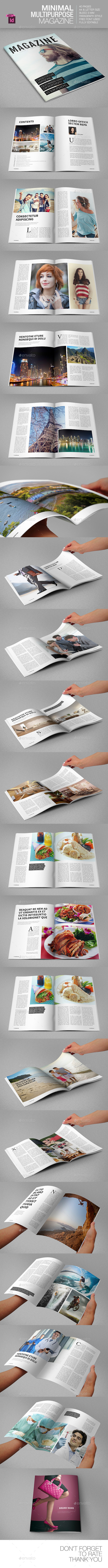 Minimal Multipurpose Magazine - Magazines Print Templates