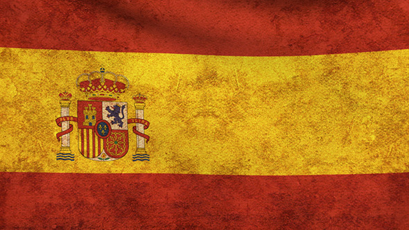 Spain Flag 2 Pack – Grunge and Retro