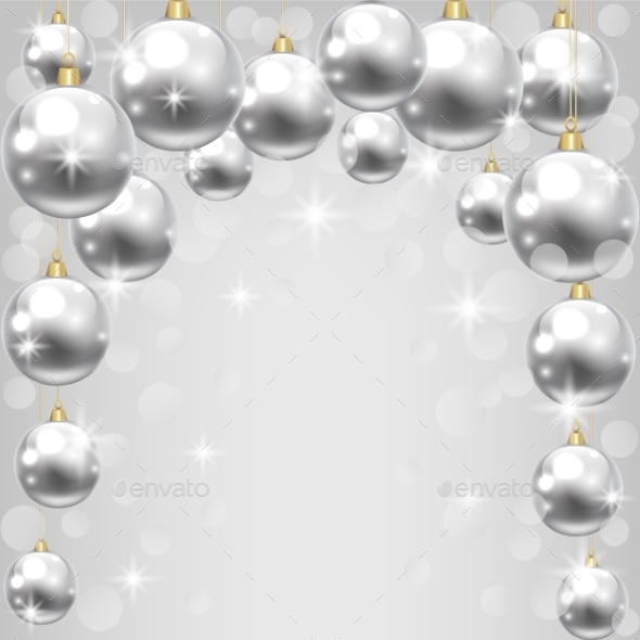 Silver Baubles - Christmas Seasons/Holidays