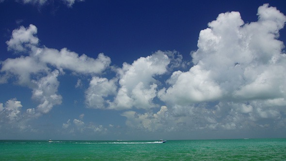 Ocean And Clouds