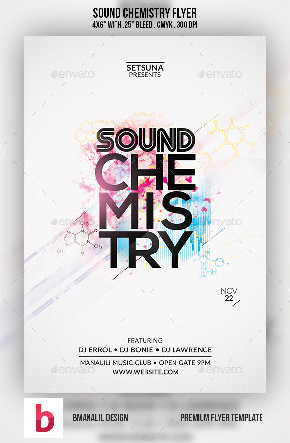 Sound Chemistry Flyer by bmanalil GraphicRiver