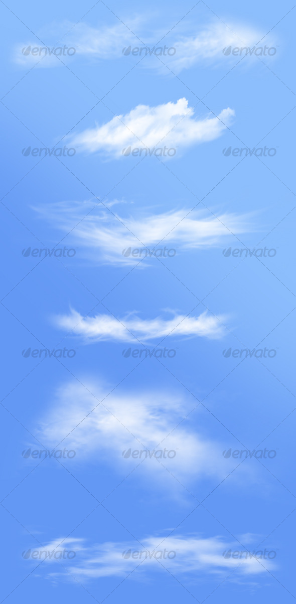 Isolated Clouds V2 - Nature & Animals Isolated Objects