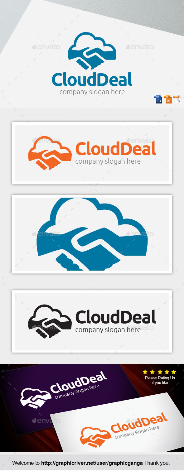 Cloud Deal - Abstract Logo Templates