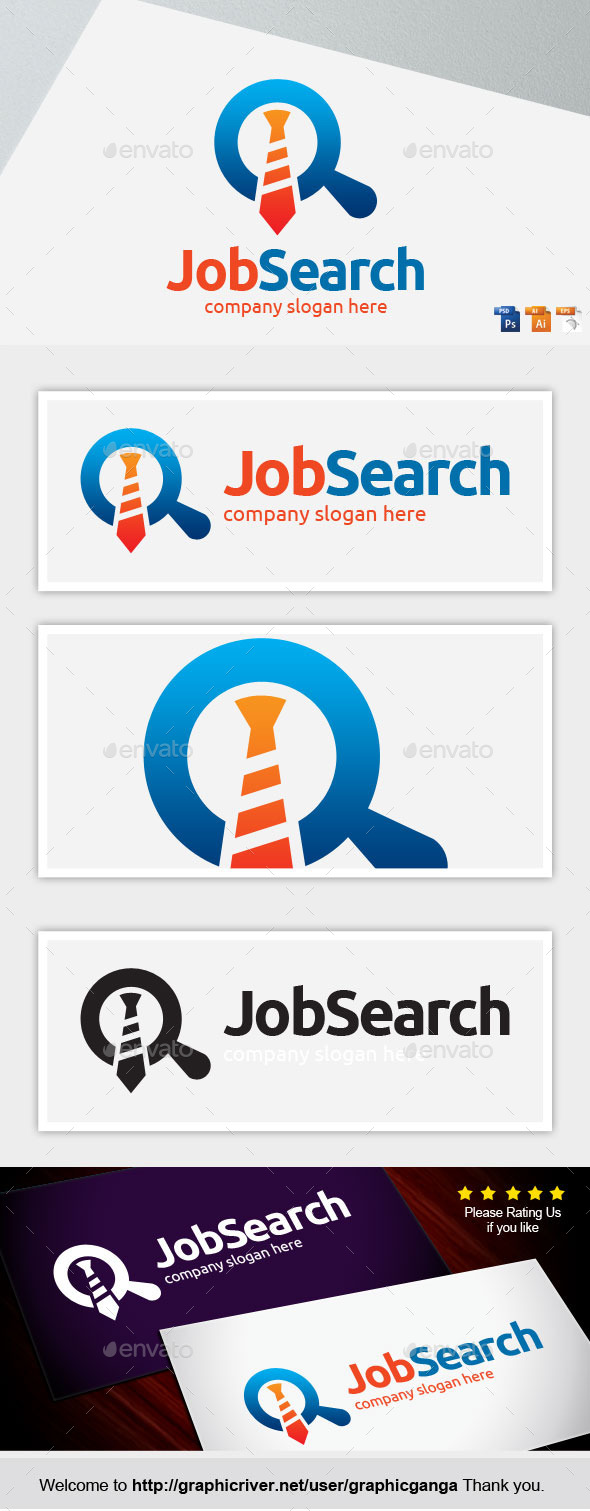 Job Search - Abstract Logo Templates