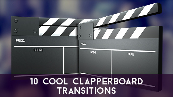10 Cool Clapperboard Transitions