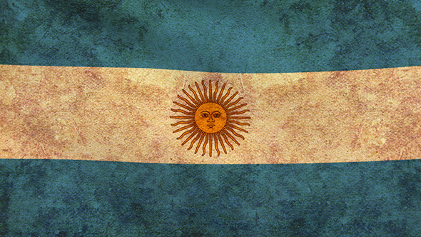 Argentina Flag 2 Pack - Grunge and Retro