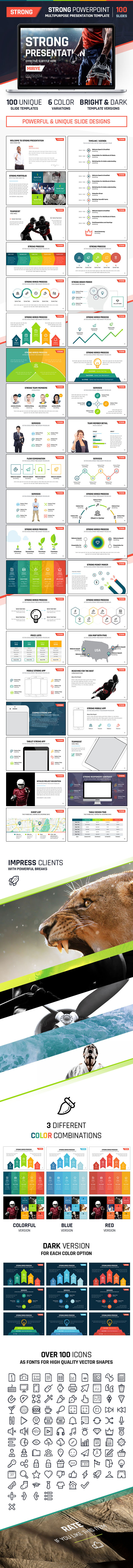 Strong PowerPoint - Multipurpose Presentation - PowerPoint Templates Presentation Templates
