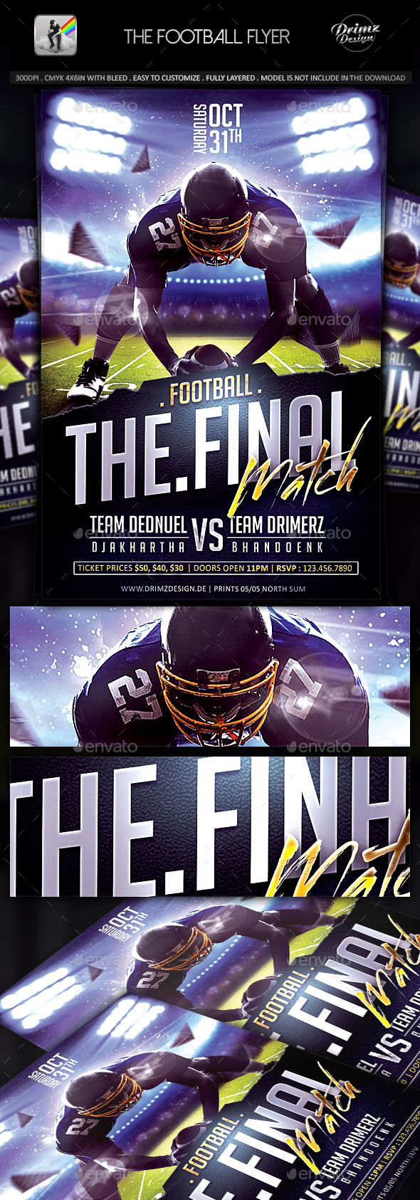 The Football Flyer - Sports Events
