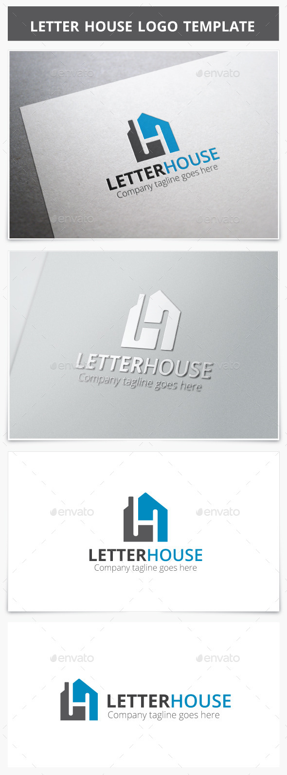 Letter House Logo - Letters Logo Templates