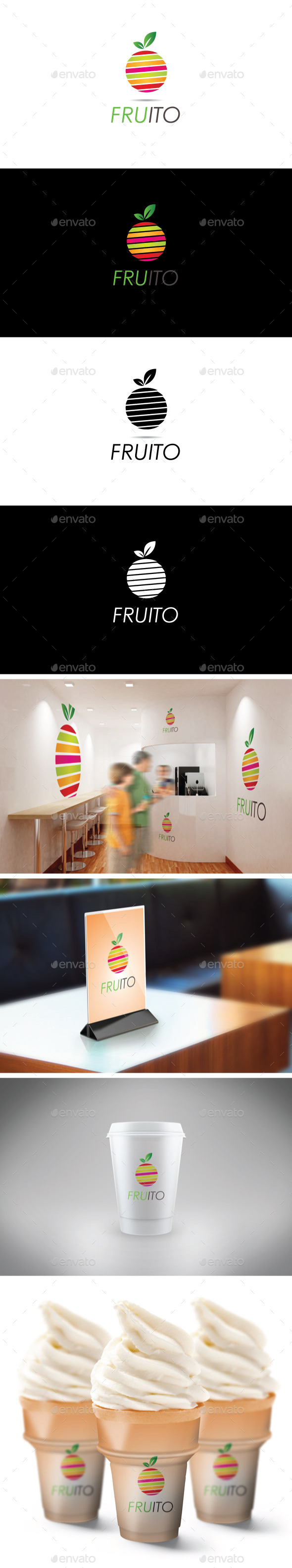 Fruito - Food Logo Templates