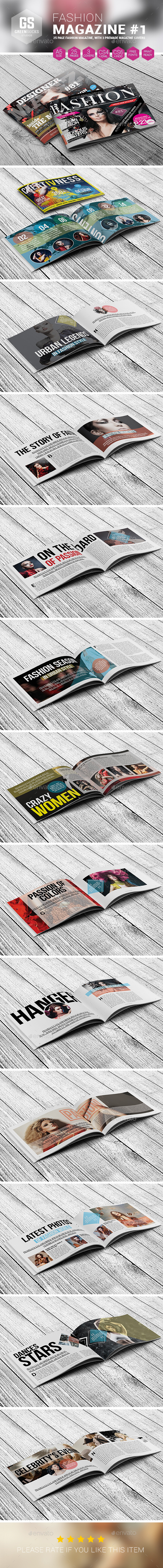 Landscape Fashion Magazine #1 - Magazines Print Templates