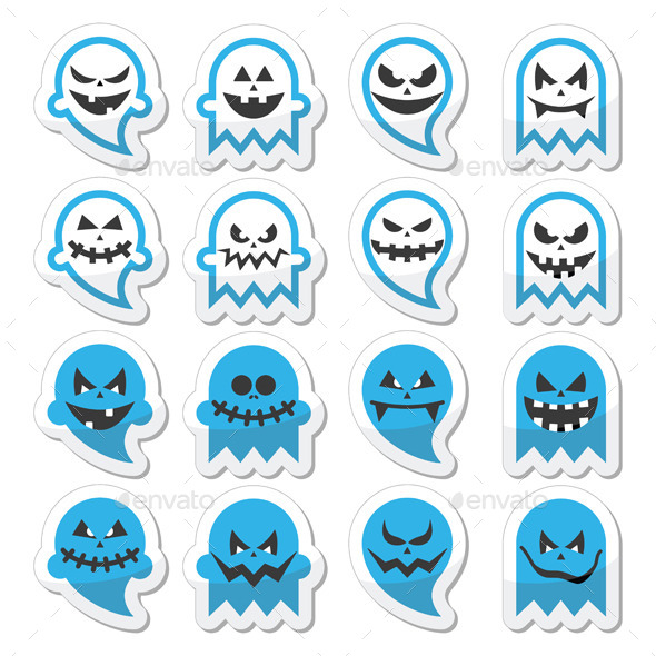 Halloween Scary Ghost Set - Halloween Seasons/Holidays