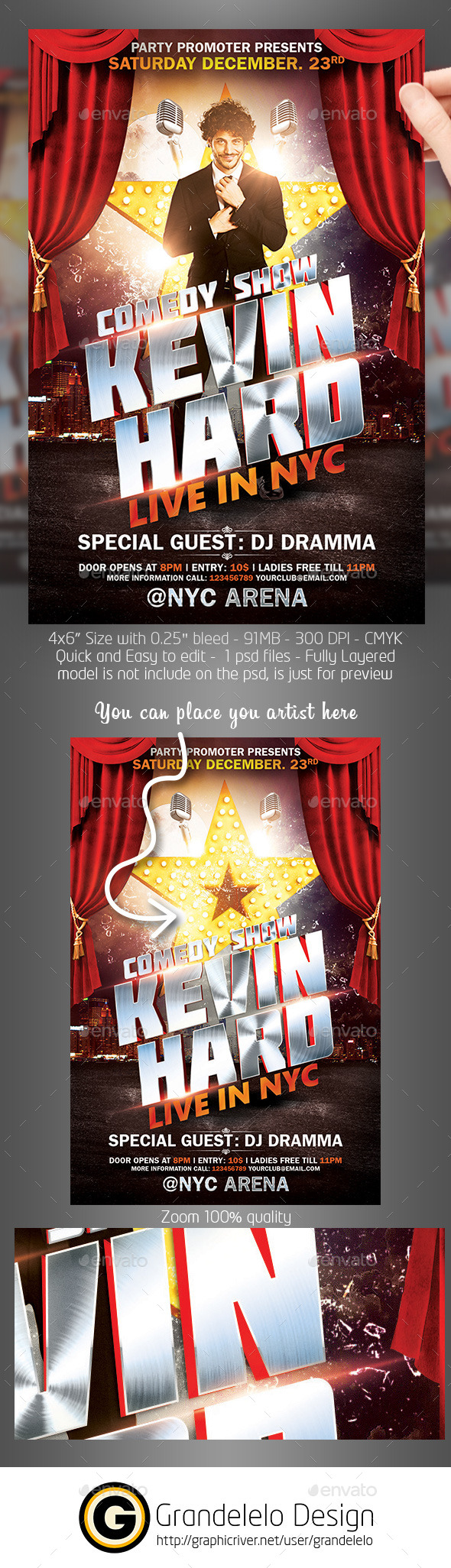 Comedy Show Flyer - Events Flyers