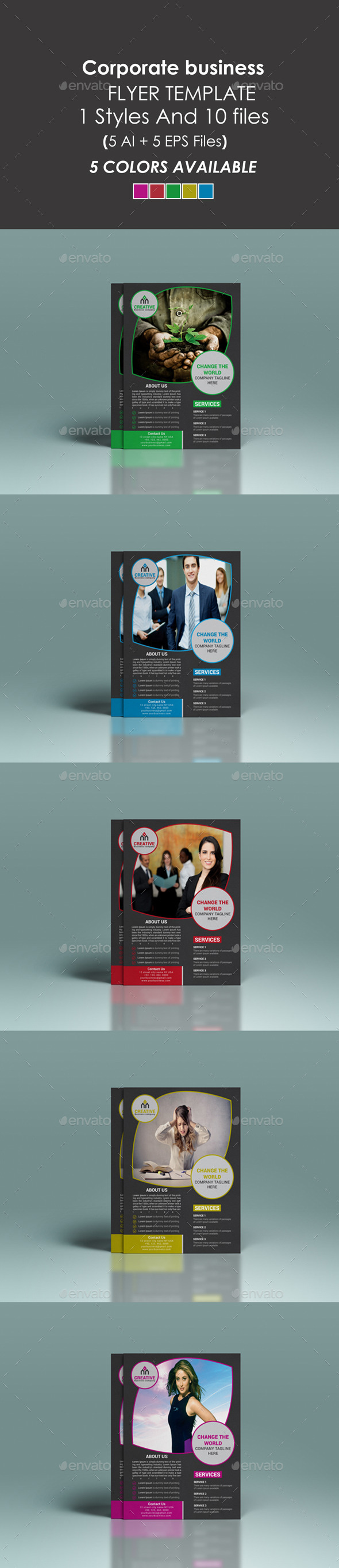 Corporate Flyer Template - Flyers Print Templates