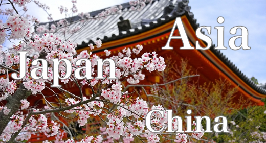 Asia - Japan - China
