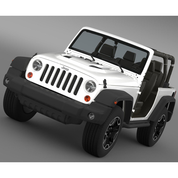Jeep Wrangler Rubicon - 3Docean 9221555