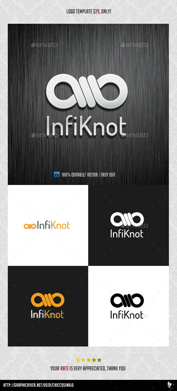 InfiKnot Logo Template - Abstract Logo Templates