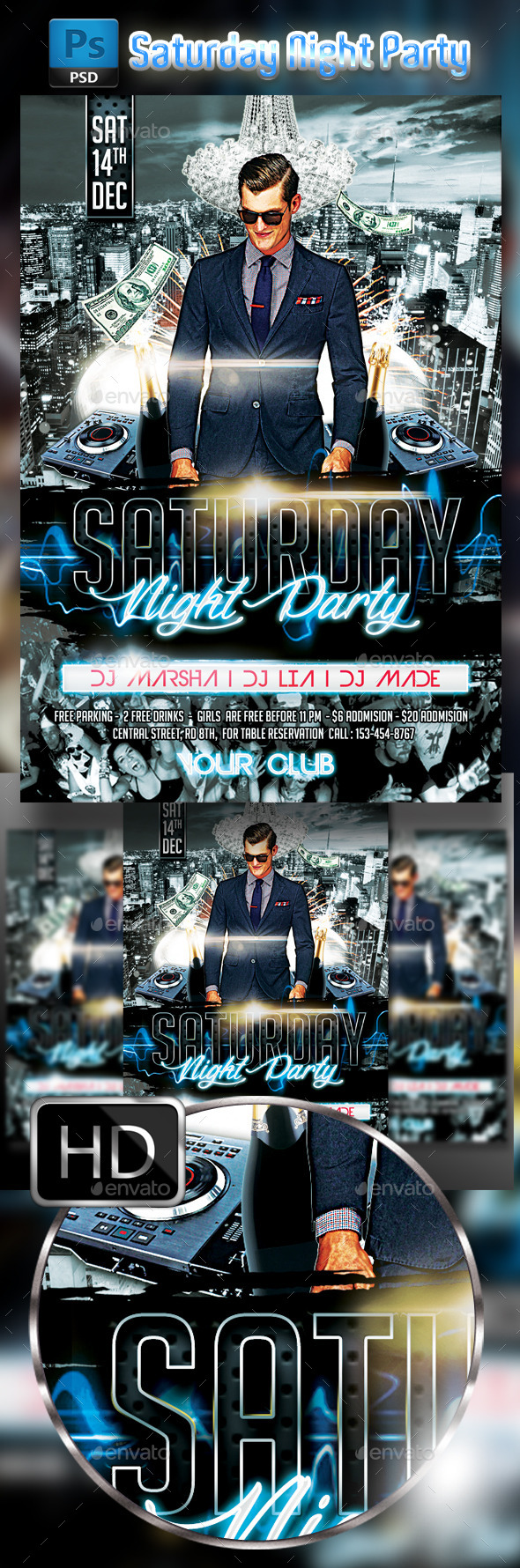 Saturday Night Party #2 - Clubs & Parties Events