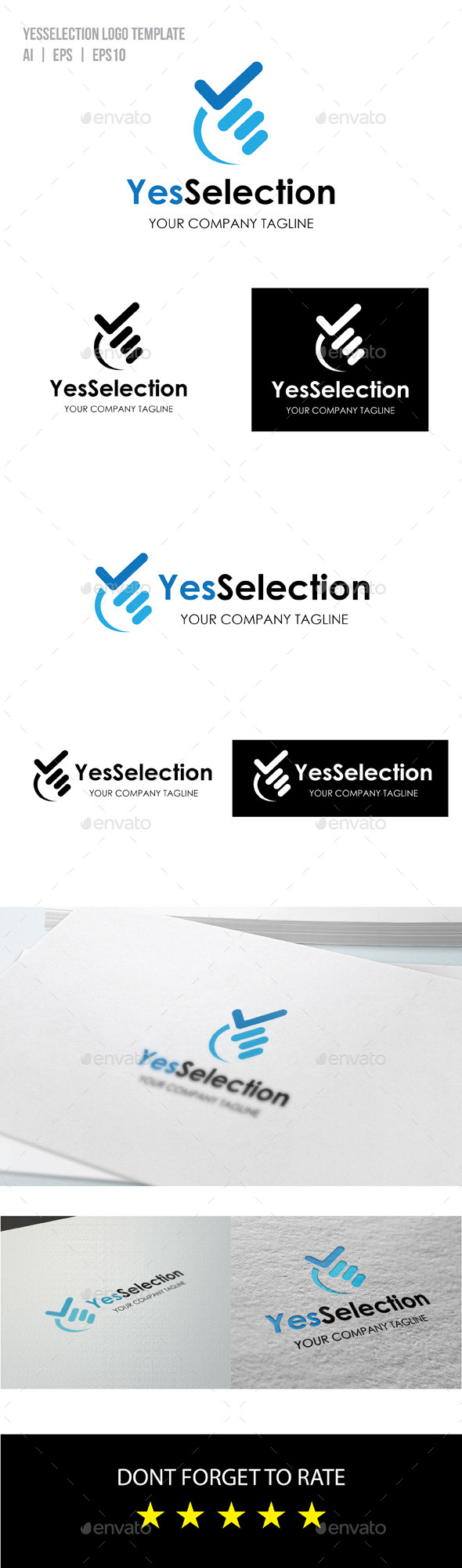 Yes Selection Logo - Objects Logo Templates