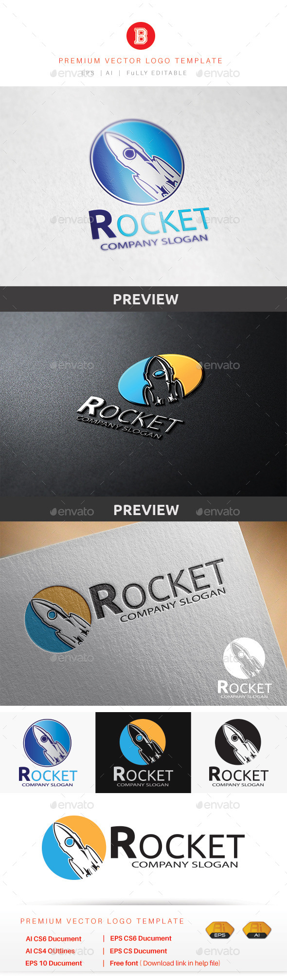 Rocket - Objects Logo Templates