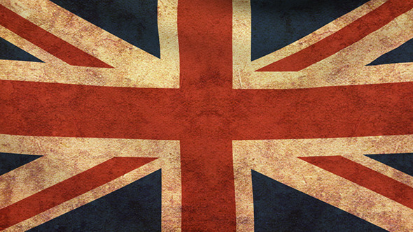 United Kingdom Flag 2 Pack - Grunge and Retro
