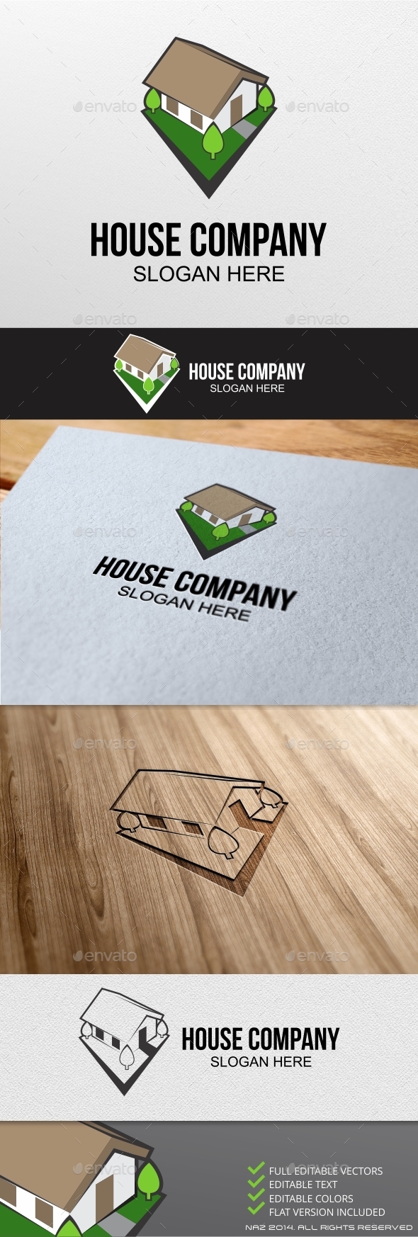 House Game Logo - Buildings Logo Templates