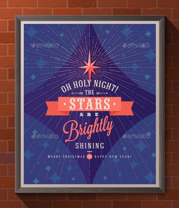 Holidays Type Design with Christmas Star - Christmas Seasons/Holidays