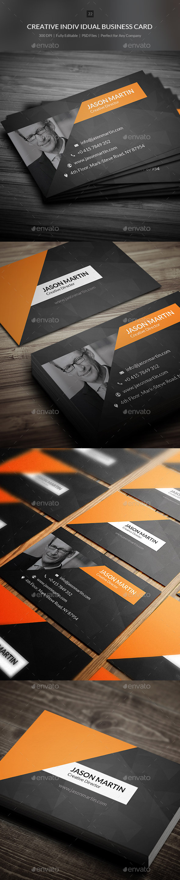 Creative Individual Business Card - 22 - Creative Business Cards