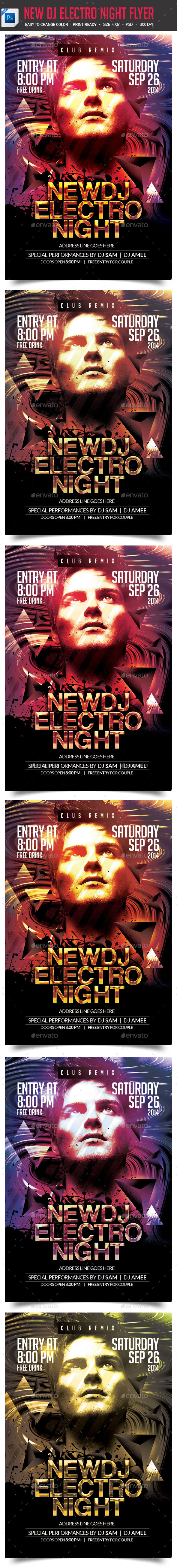 Guest DJ Party Flyer - Clubs & Parties Events
