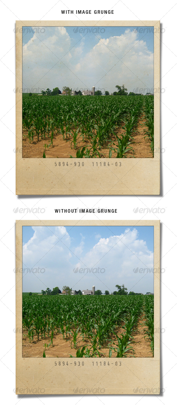 Grunge Polaroid - Photo Templates Graphics