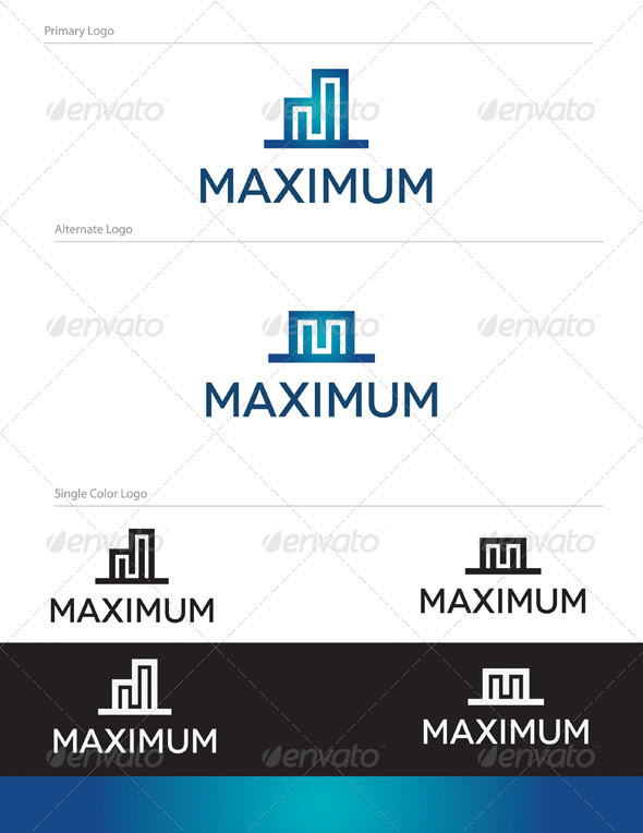 Maximum Logo Design - ABS-009 - Abstract Logo Templates