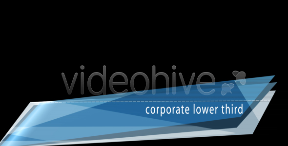 Corporate Lower Third - 5 colors